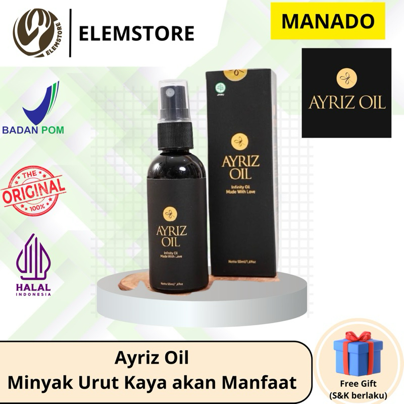 Manado - Ayriz Oil Minyak Urut (Kaya akan Manfaat) 100% Original