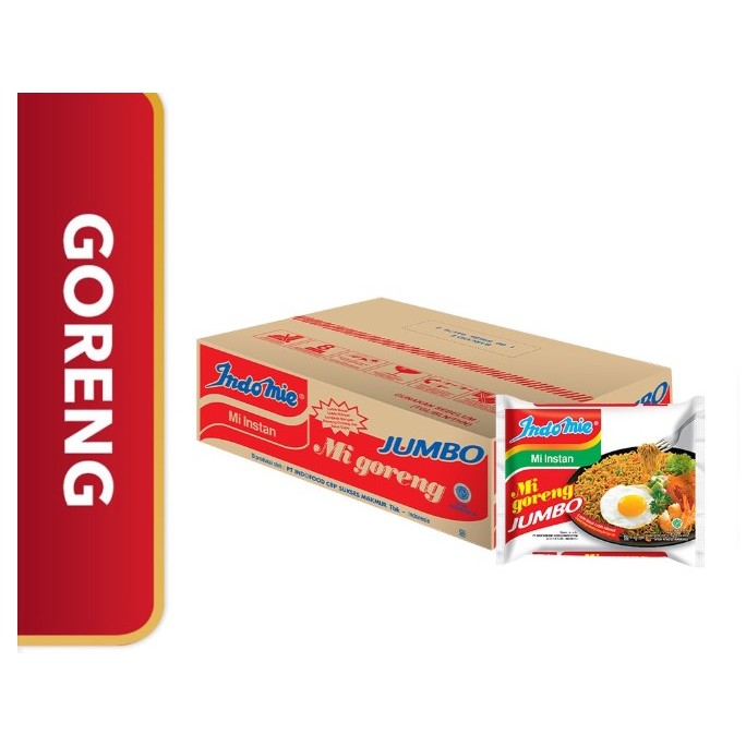 

INDOMIE GORENG JUMBO SPECIAL ori ( 1 Dus) isi 24pcs