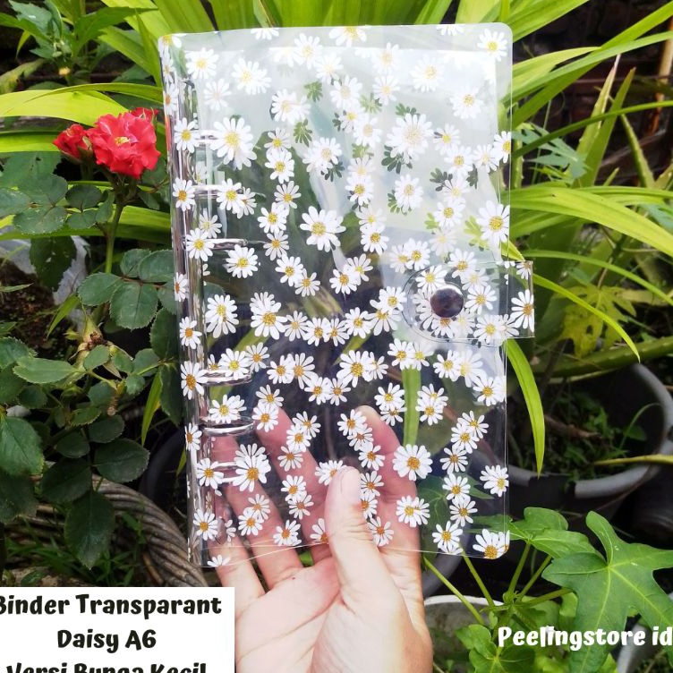 

KODE W1Q4 BINDER TRANSPARAN DAISY A6 6RING PAKET BUDGETING PAKET HEMAT BINDER A6