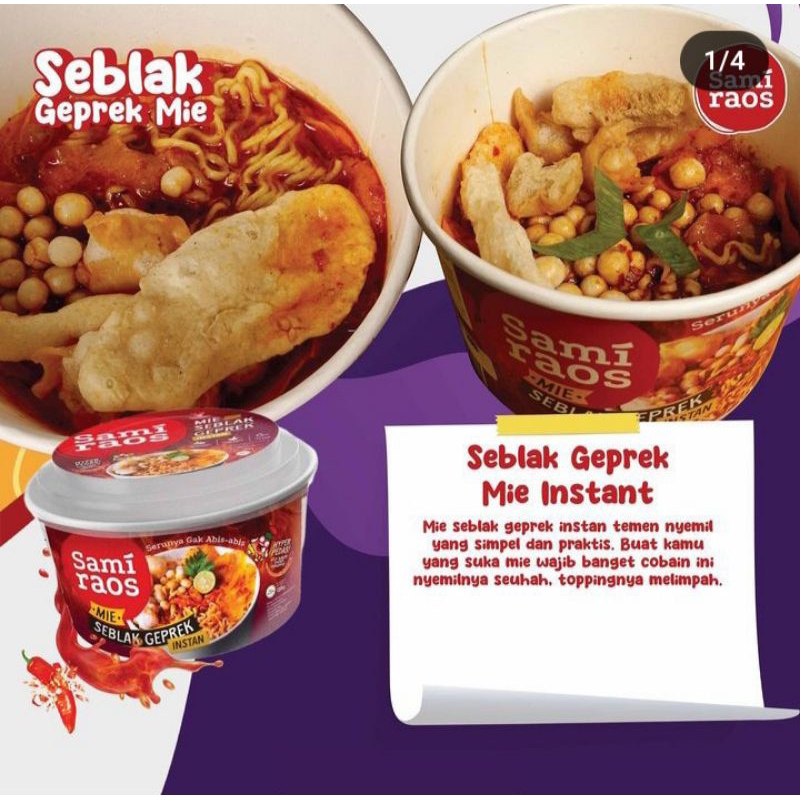 

[READY BJM] Mie dan Soun Seblak Instant by samiraos