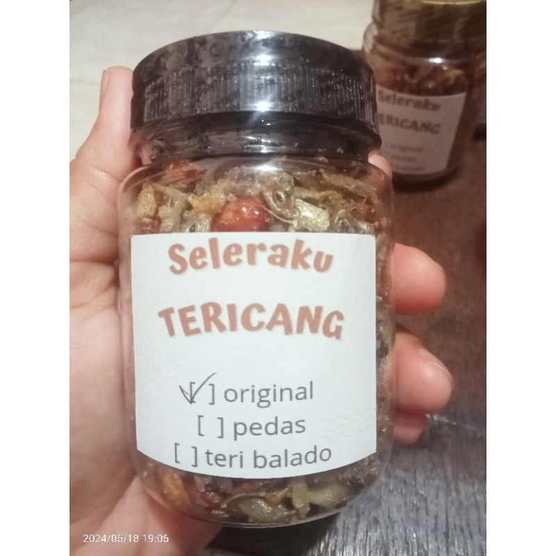 

Seleraku / tericang / teri kacang bawang / lauk teri kacang bawang