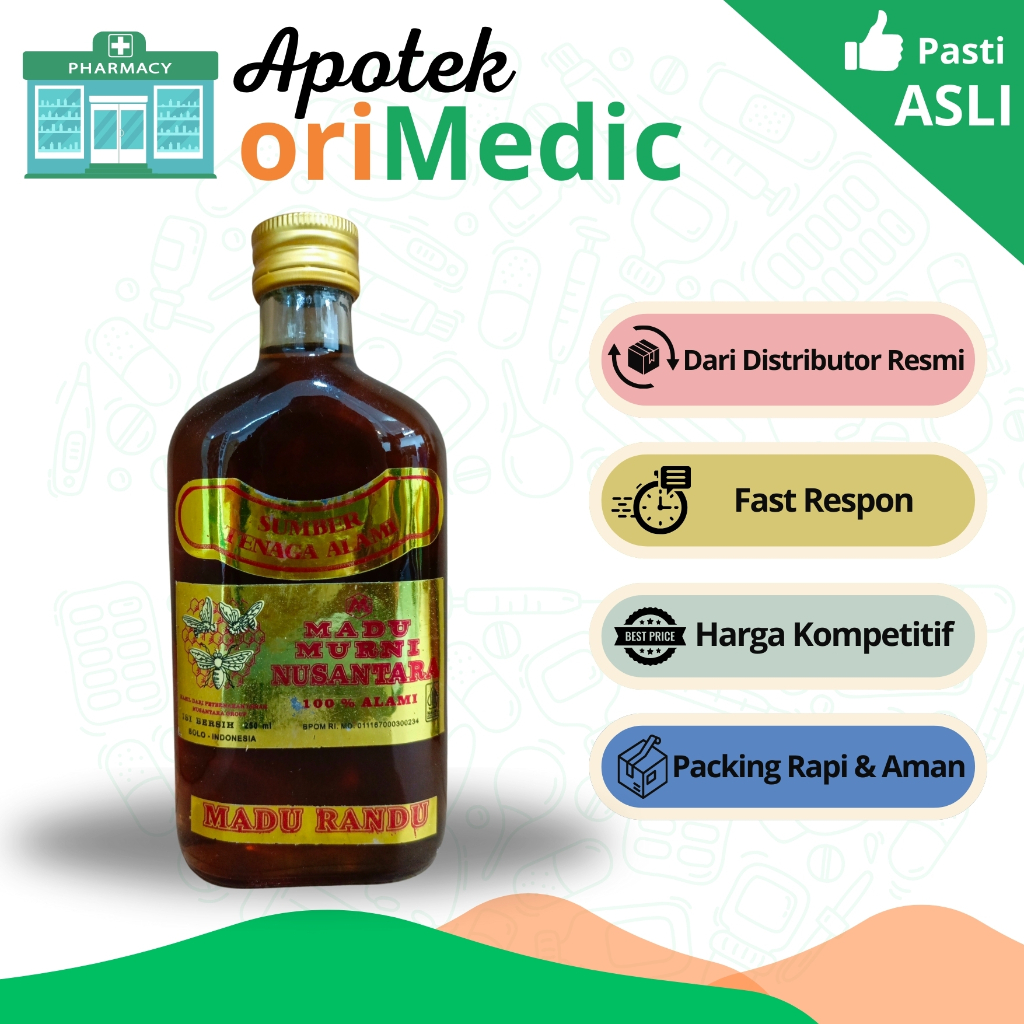 

Madu Randu Madu Murni Nusantara 250 ml