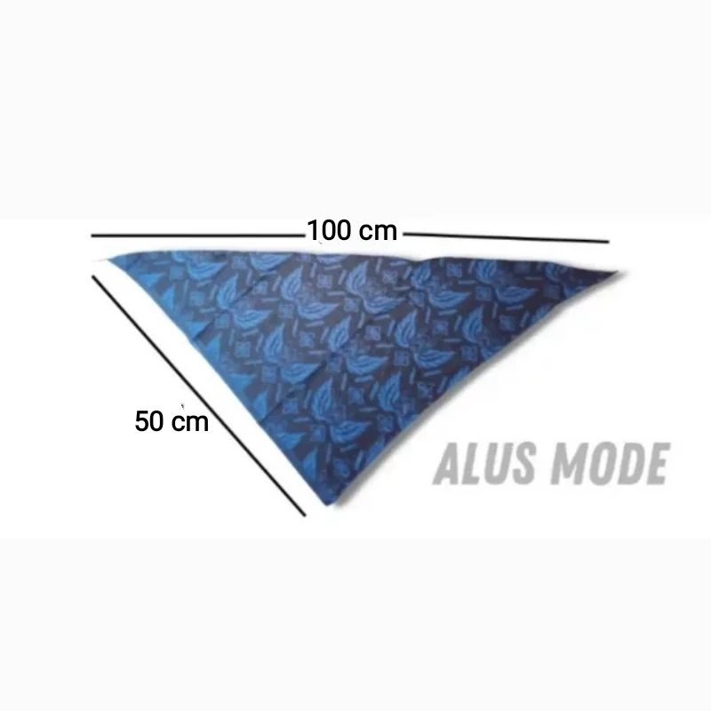 Slayer Ikat Segitiga Iket Etnik Baduy Ikat Kepala Baduy Iket Sunda Batik Syal Biru Bandana Ikat Kepa