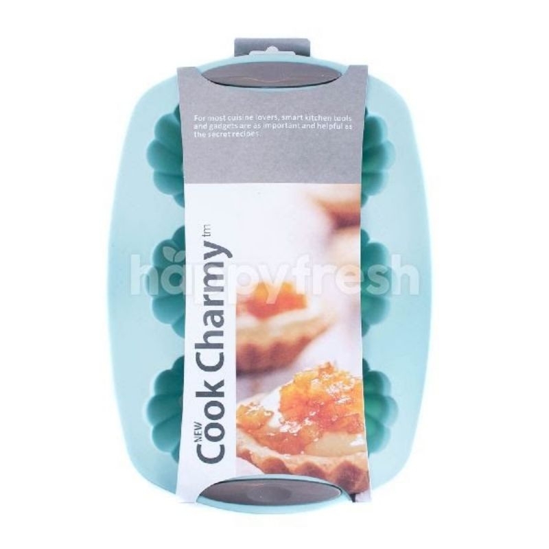 COOK CHARMY SILICONE BAKING PAN MOTIF-6 CUPCAKES