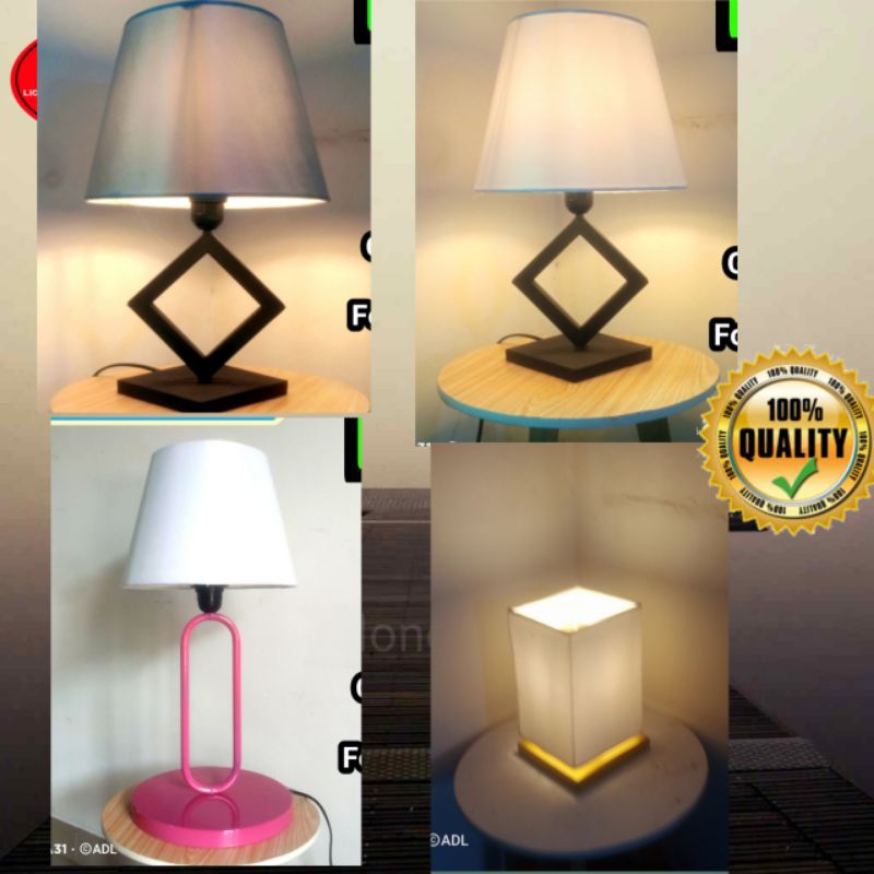 Lampu estetik nakas // lampu tidur unik // lampu minimalis // lampu hias // lampu nakas