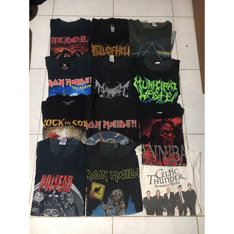 borongan kaos band