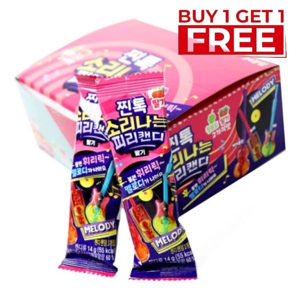 

[Buy 1 Get 1] Melody Candy Permen Korea Permen Pluit Anak