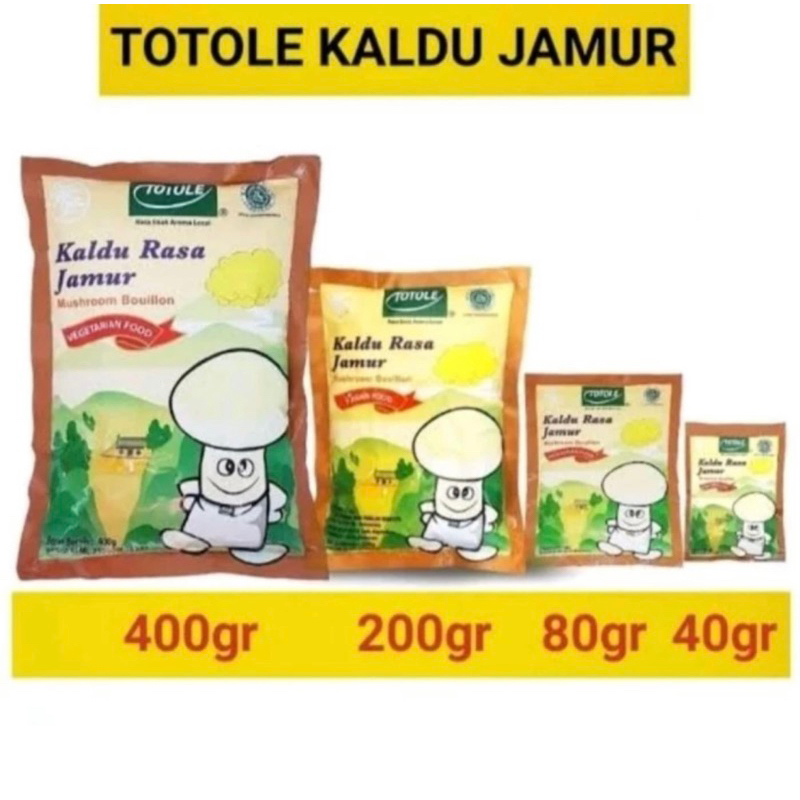 

Totole kaldu JAMUR penyedap rasa alami halal