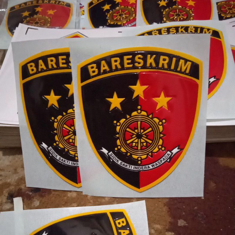 

stiker embos logo Bareskrim