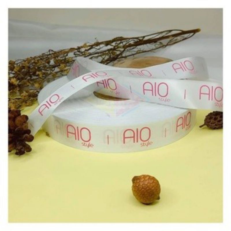 

label satin putih label baju label hijab label merek