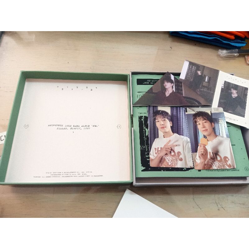 READY ALBUM SEVENTEEN FML VER A + PC WONWOO REGAL WONWOO PEACE