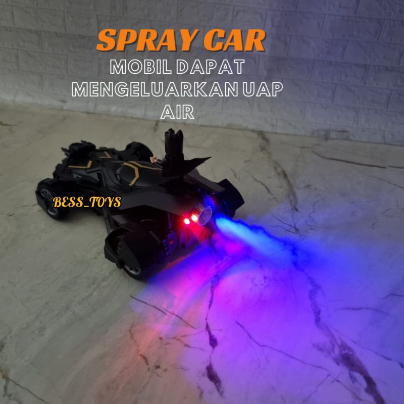 NEW DEALS Mainan Anak RC Batman Keluar Asap Baterai Charger UJ99-2815B