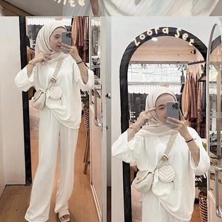 MT  Zoora OneSet Oversize Knit Mango Premium READY LANGSUNG KIRIM Special