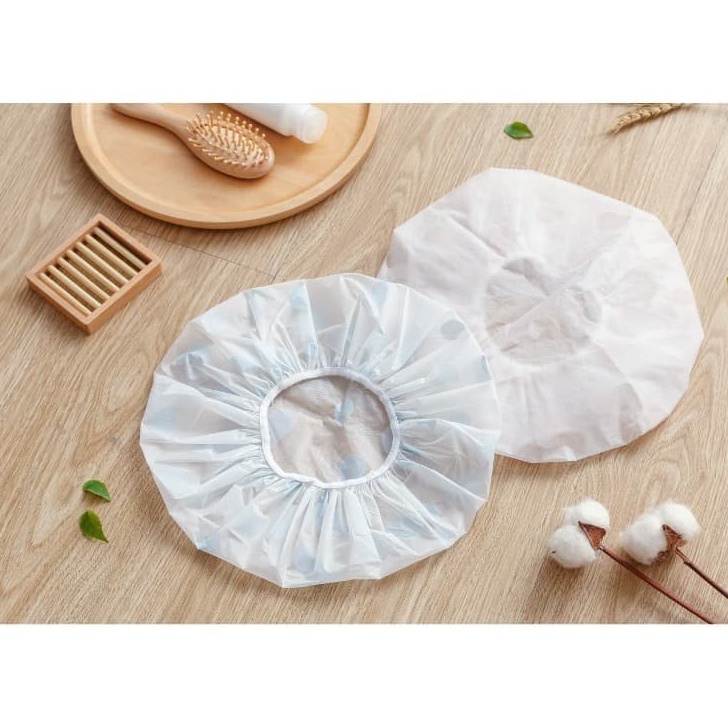 Terbaru 33 Topi Mandi Penutup Rambut Masak Tahan Air Shower Cap Bathing Hat