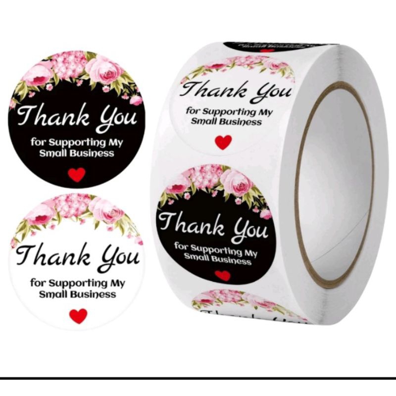 

STIKER THANK YOU ROLL ISI 500PCS WARNA SELF STIKER TERIMA KASIH SEAL LABEL ROLL