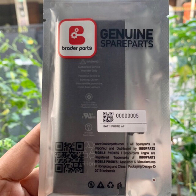 Baterai iphone 6 plus Braderparts