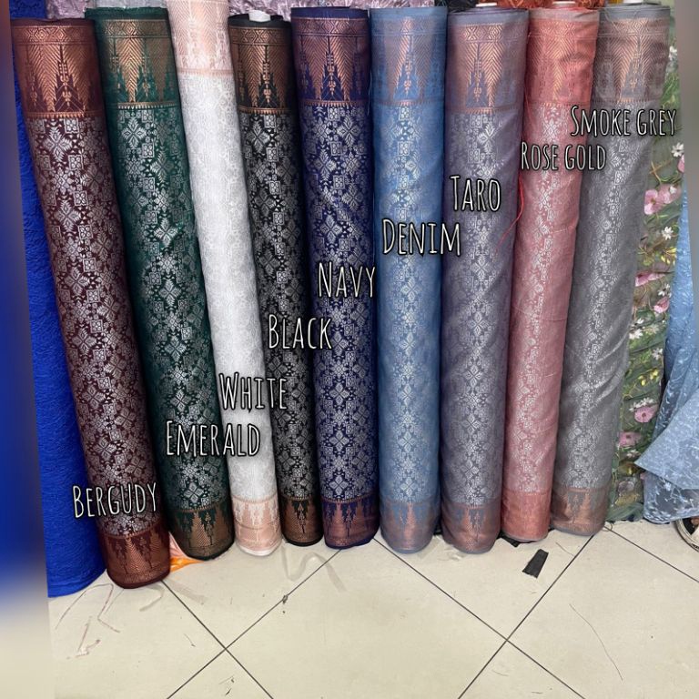 Special Pr  COD Kain songket 3D Bakal songket Bahan songket 3D Songket Tenun Songket Palembang  song