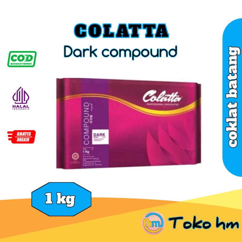 

Coklat Batang / Colatta dark chocolate compound 1kg