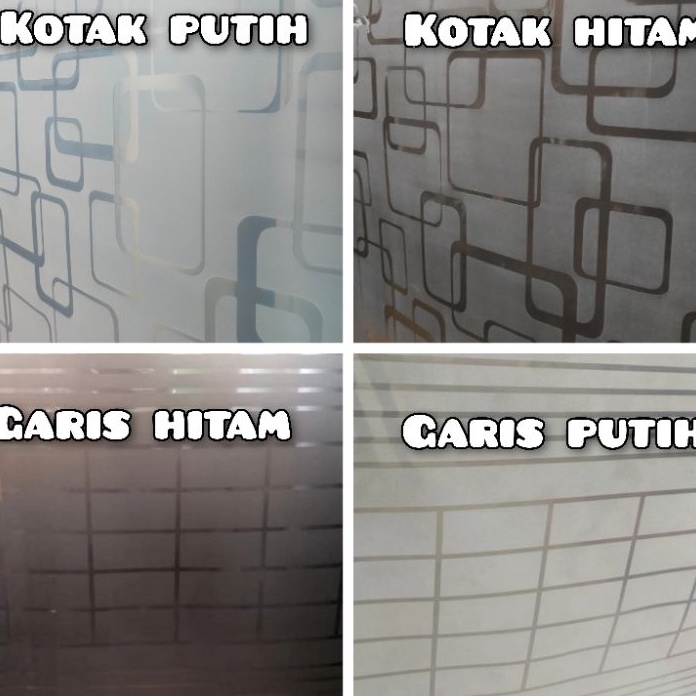 COD Fiber pagar plastik penutup pagar motif minimalis