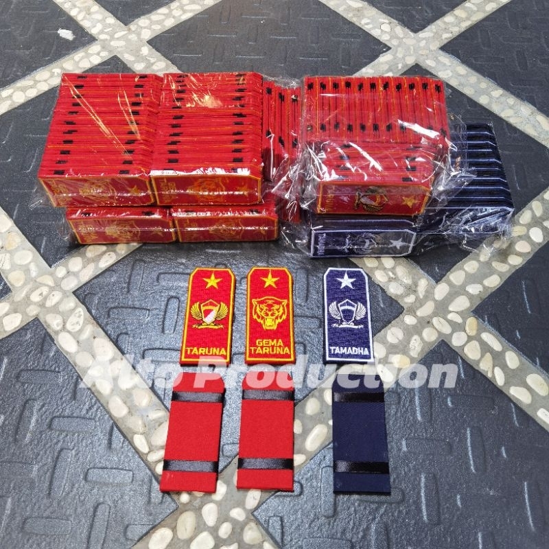 Efolet Custom / Efolet Bordir / Pangkat Bordir / Papan Efolet