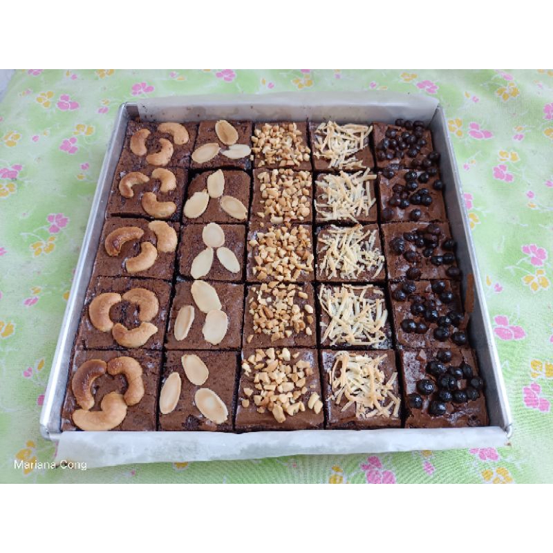 

Brownies fudgy