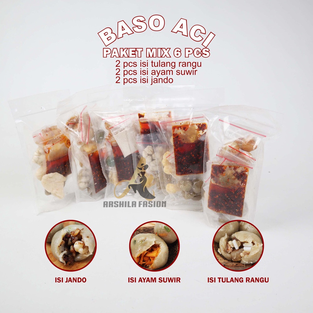 

BASO ACI PAKET MIX 3 RASA ISI JANDO Tulang Rangu Ayam SUWIR Paket HEMAT ISI 6 PCS Berkualitas