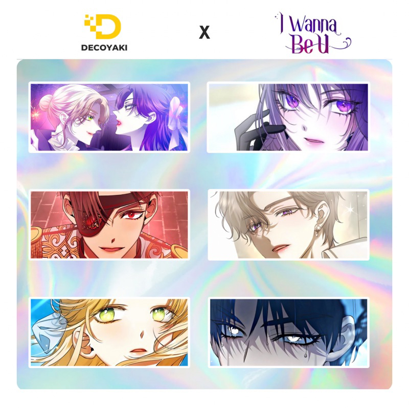 

Sticker Slap Hologram I Wanna Be U, Stiker Hologram I Wanna Be U Webtoon