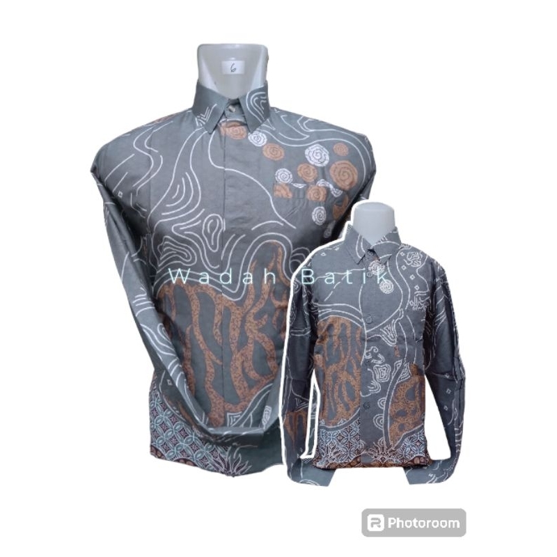 Batik Couple ✅ Batik bapak & Anak | Batik solo | Batik Katun Furing