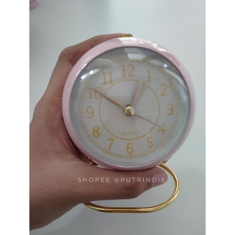 Jam Meja Minimalis - Alarm Belajar Aesthetic