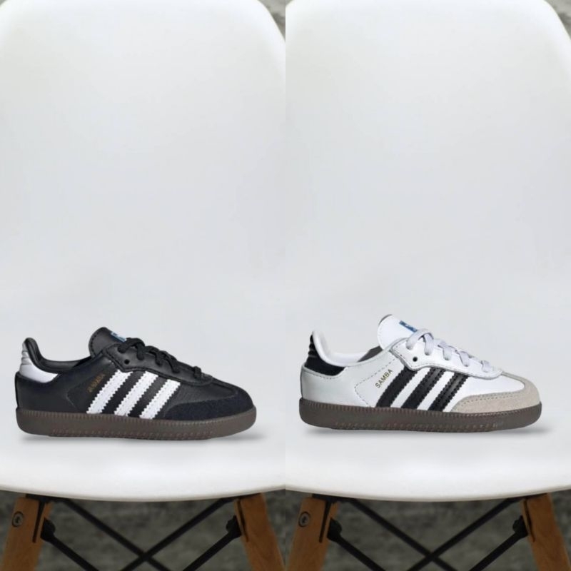 Sneakers Pria Kids Adidas Samba OG Anak Black White Gum