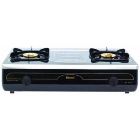 Kompor rinnai 2 tungku jumbo, api turbo 712A BATAM