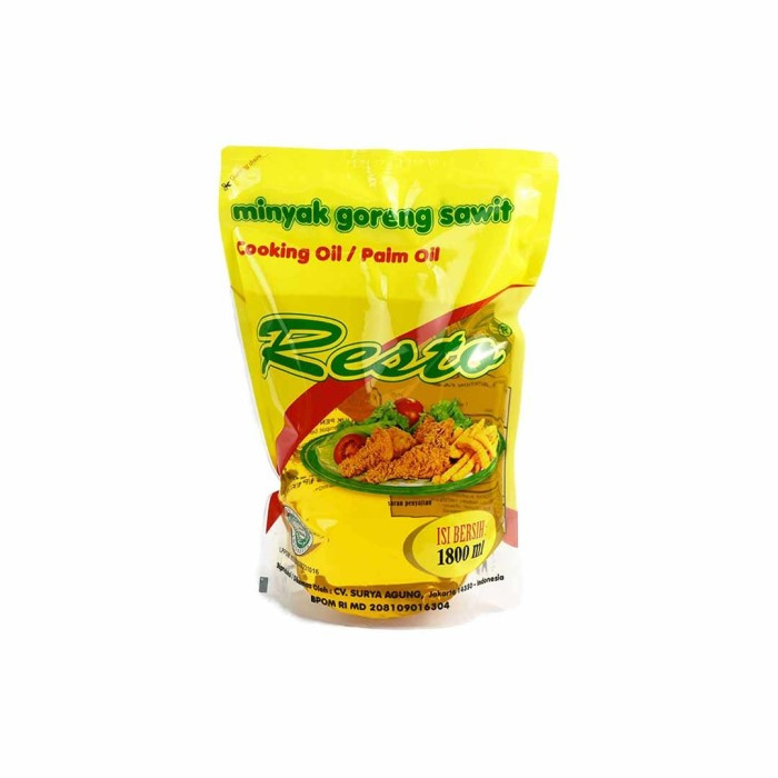 

Minyak Goreng Resto 1800ml Kemasan Pouch