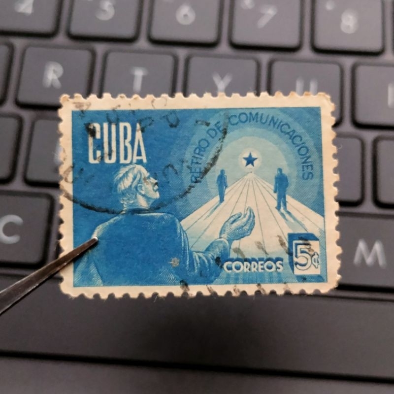 

Perangko Cuba 5 Cent Pension Fund Used - Prangko Kuba