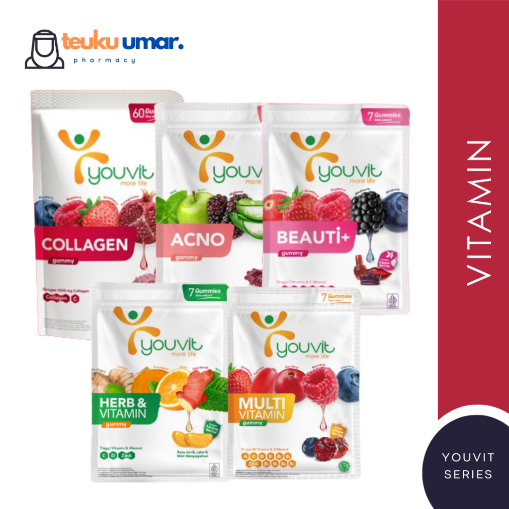 [Vitamin] YOUVIT SERIES 7 DAYS - Youvit Collagen  | Youvit Herb & Vit | Youvit Multivitamin Dewasa |