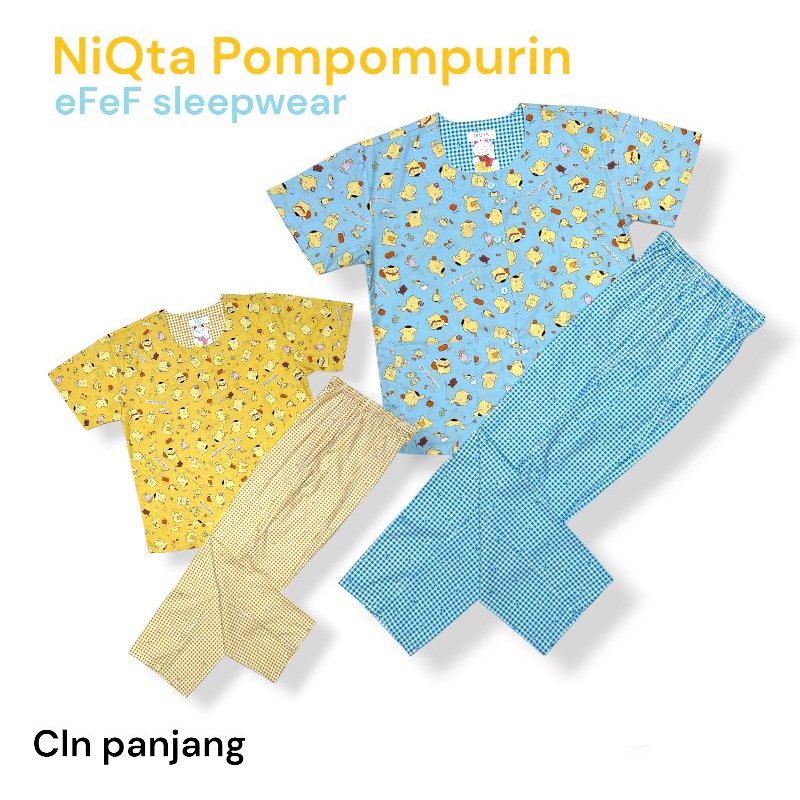 Piyama NiQta Pompompurin size SML pd-pj