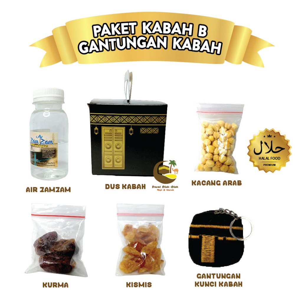 

Paket Oleh Oleh Haji dan Umroh Ekonomis Dus Kabah + Gantungan Kunci Unta