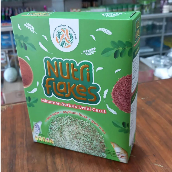 

Nutriflakes 280 Gram Sereal Umbi Garut Solusi Atasi Asam Lambung Gerd