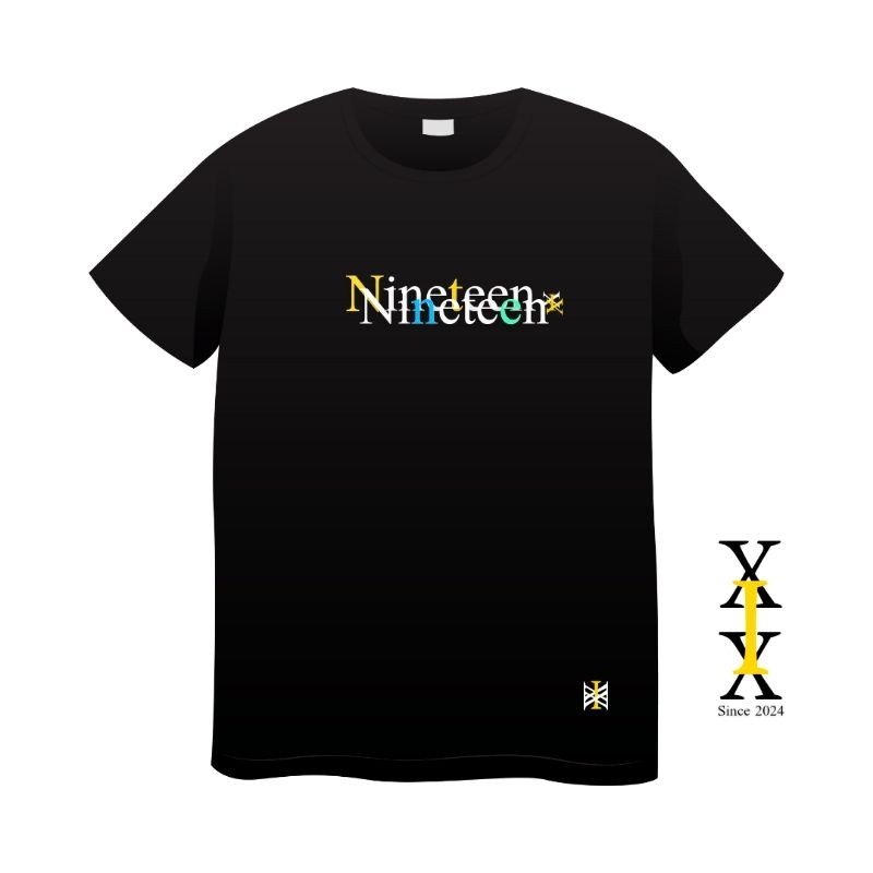 T-shirt Nineteen-19 kaos distro pria dan wanita