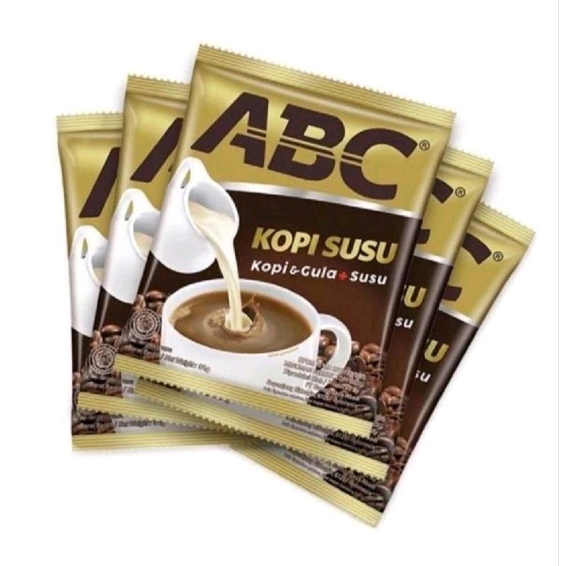 

Kopi ABC susu 3 in one kopi gula susu 10 sachet