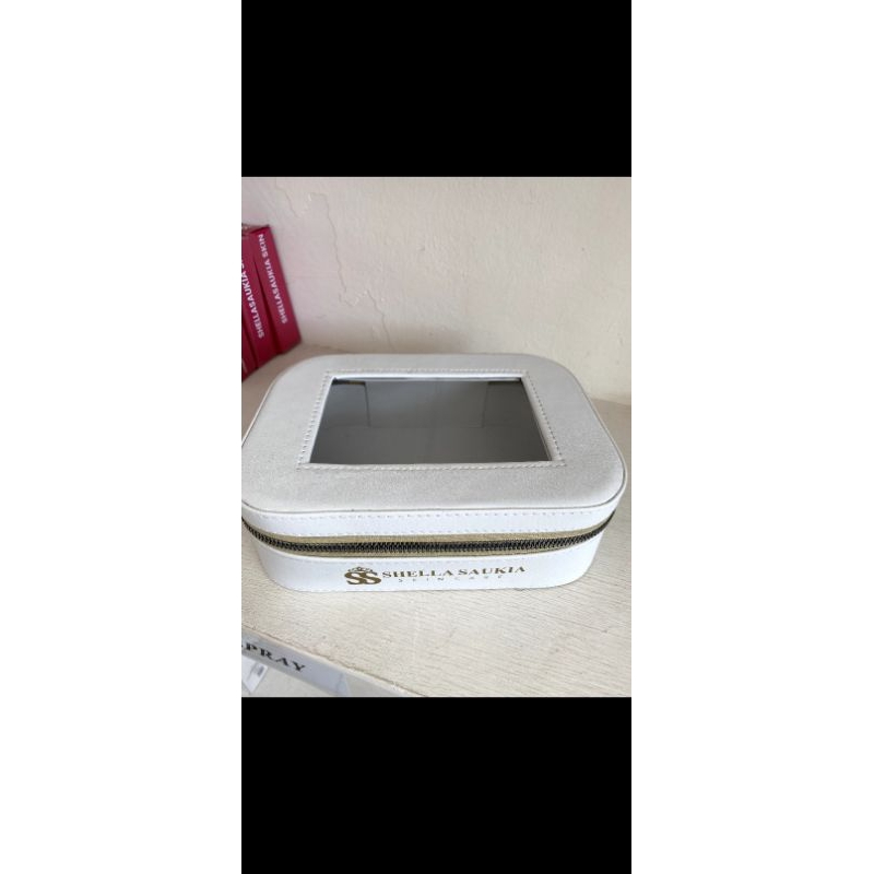 POUCH SKINCARE MEWAH ORI SHELLA SAUKIA