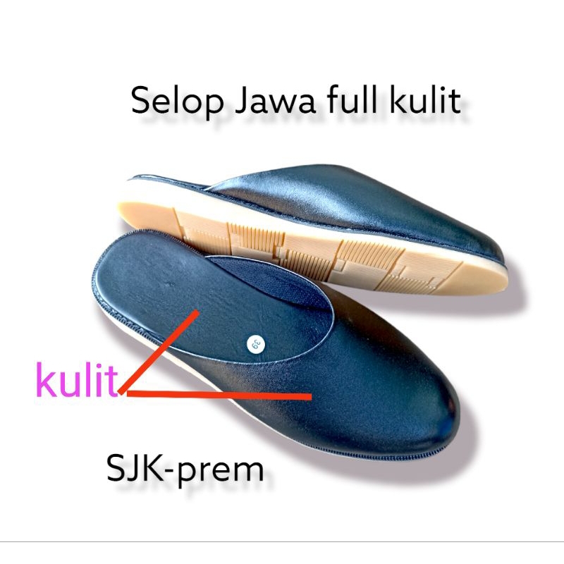 Selop kulit kejawen selop manten pria - selop Jawa sandal kulit magetan