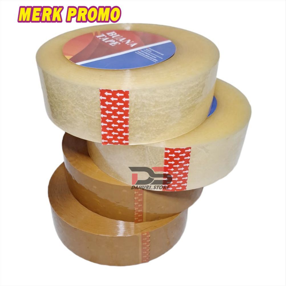

gk 1 PCS/ROLL LAKBAN JUMBO 45 X YARD WARNA BENING & COKLAT, KUAT BERKUALITAS