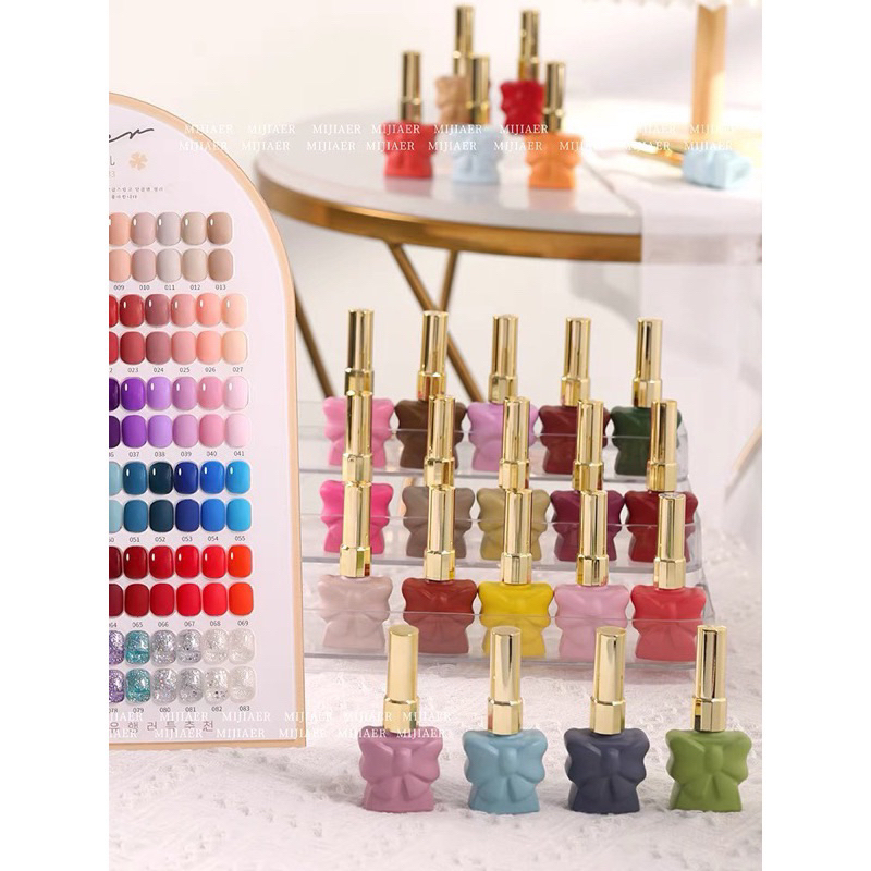 MIJIAER RIBBON 83 COLOUR NAIL GEL POLISH