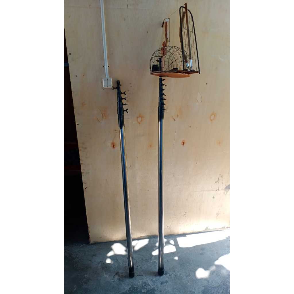 galah perkutut bahan alumunium