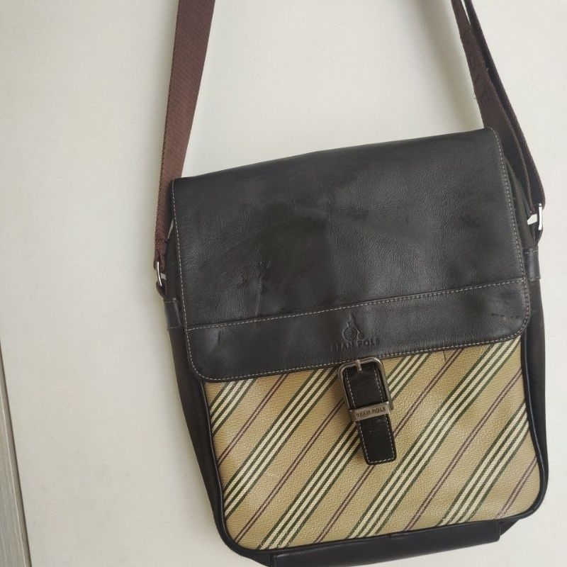 PL tas kulit pria beanpole