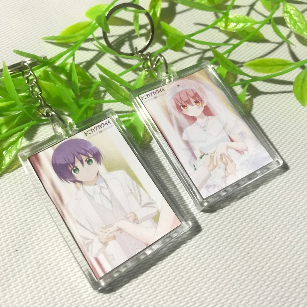 Gantungan Kunci / Keychain Couple Akrilik Anime Tonikaku Kawaii