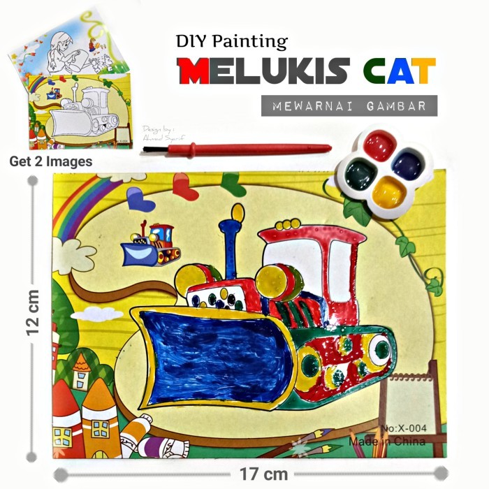 

GROSIR MELUKIS CAT AIR 2 SISI MEWARNAI - mainan murah - souvenir ultah