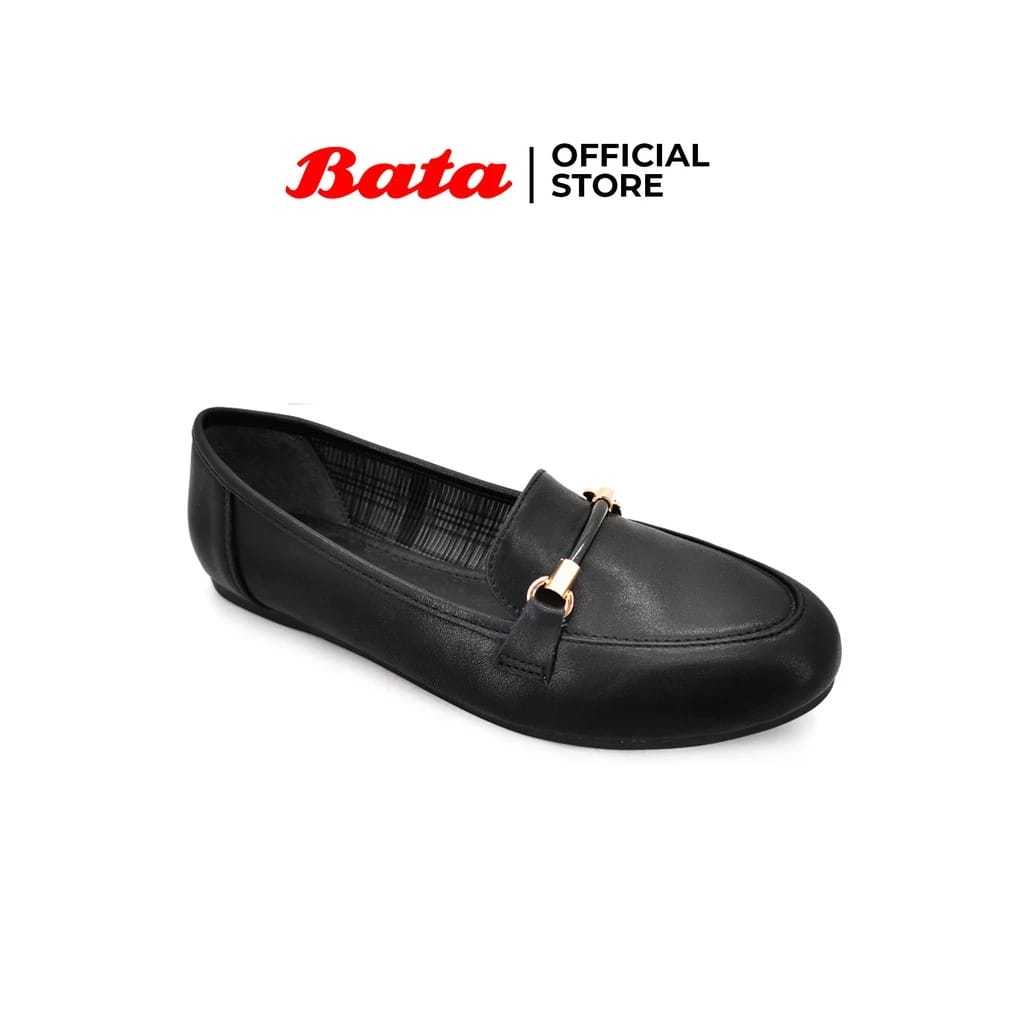 Sepatu Hitam Wanita Tone Black BATA sepatu heel wanita bata sepatu fantofel kerja sepatu kerja wanit