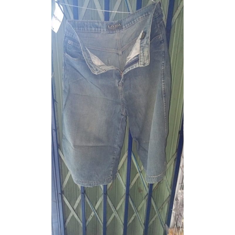 Celana Jeans 3/4 Pria La Vida Size 32