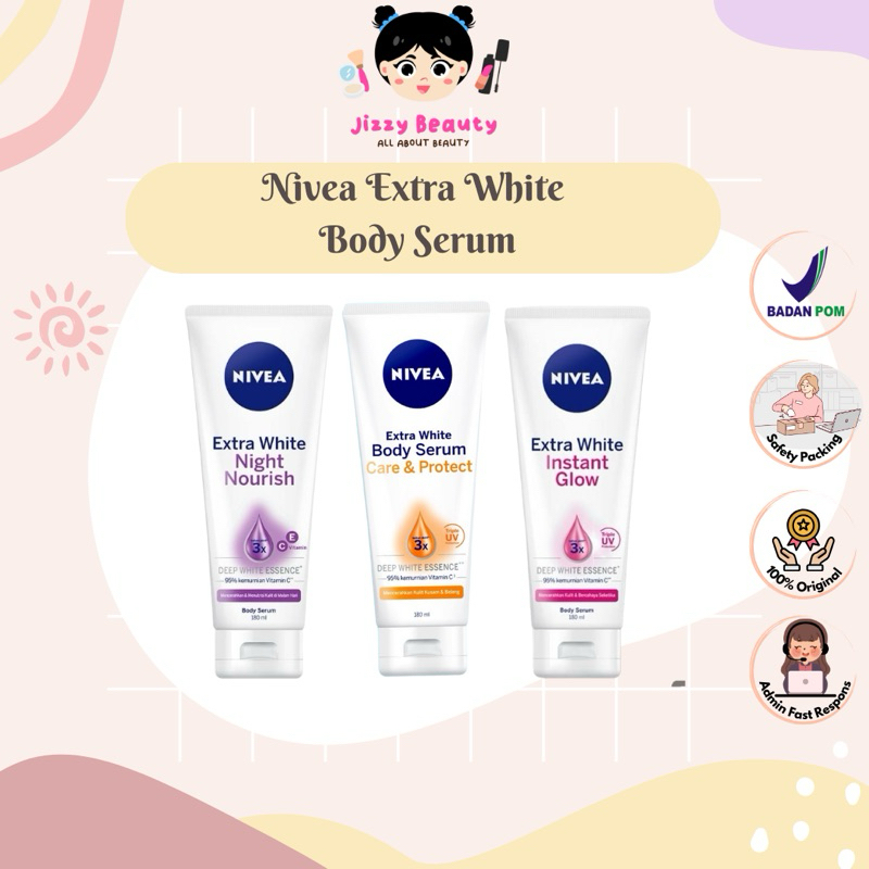 Jizzy Beauty - NIVEA Extra White Body Serum 180 ml